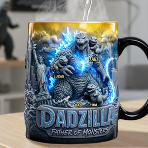 Arc Giant Creature Dad Magic Mug - Personalized Gifts For Dads 02qhdt160526