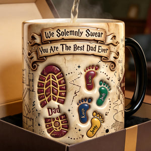 The Best Dad Heat Changing Mug - Personalized Gifts For Dads 02nadt220526