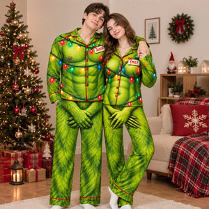 Mischievous Couple Pajama - Personalized Christmas Gifts For Couple 04hadh300926