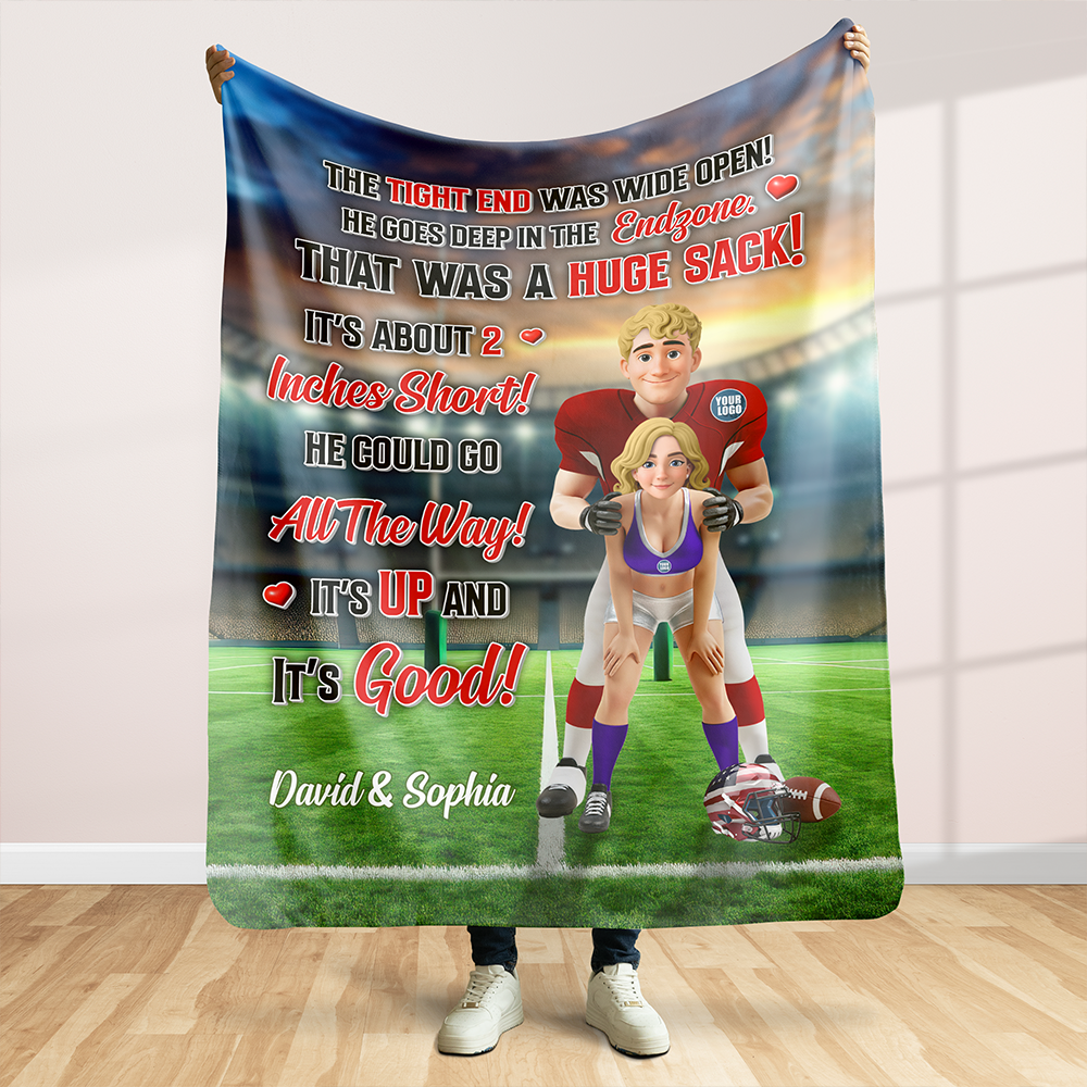 Personalized Gifts For Sport Couple Blanket 01hutn300925