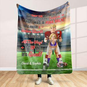 Personalized Gifts For Sport Couple Blanket 01hutn300925