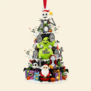 Spooky Family Tree Ornament - Personalized Gifts For Family 01pata060925
