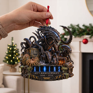Sci-Fi Creature Celebrating 40th Anniversary Acrylic Ornament - Personalized Gifts 04natn100926