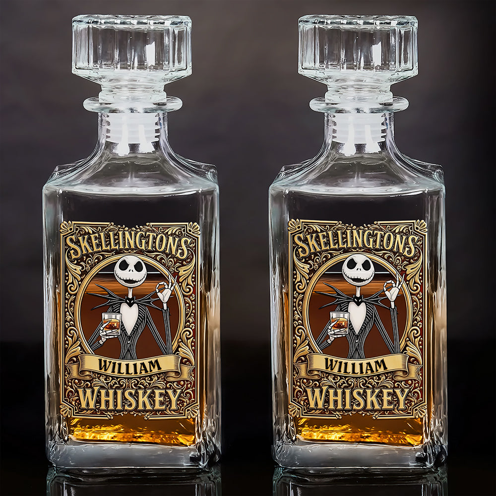 Creepy Cool Whiskey Decanter Set - Personalized Gifts For Him 02PAQN200825