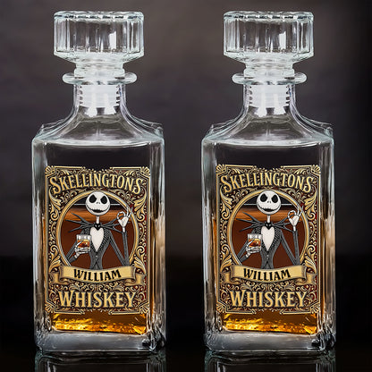 Creepy Cool Whiskey Decanter Set - Personalized Gifts For Him 02PAQN200825