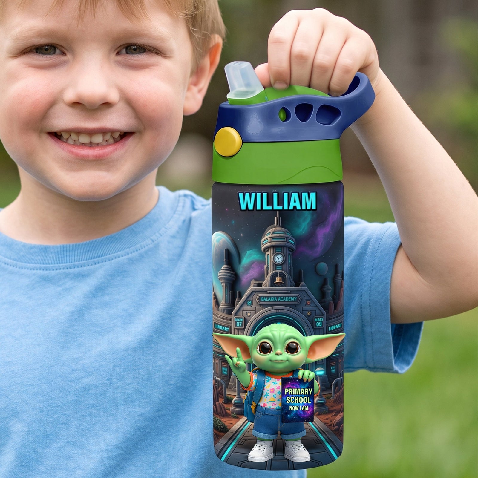 Galactic Academy 12oz Colorful Kid Tumbler Personalized Gifts For Kids 07TOQN280726