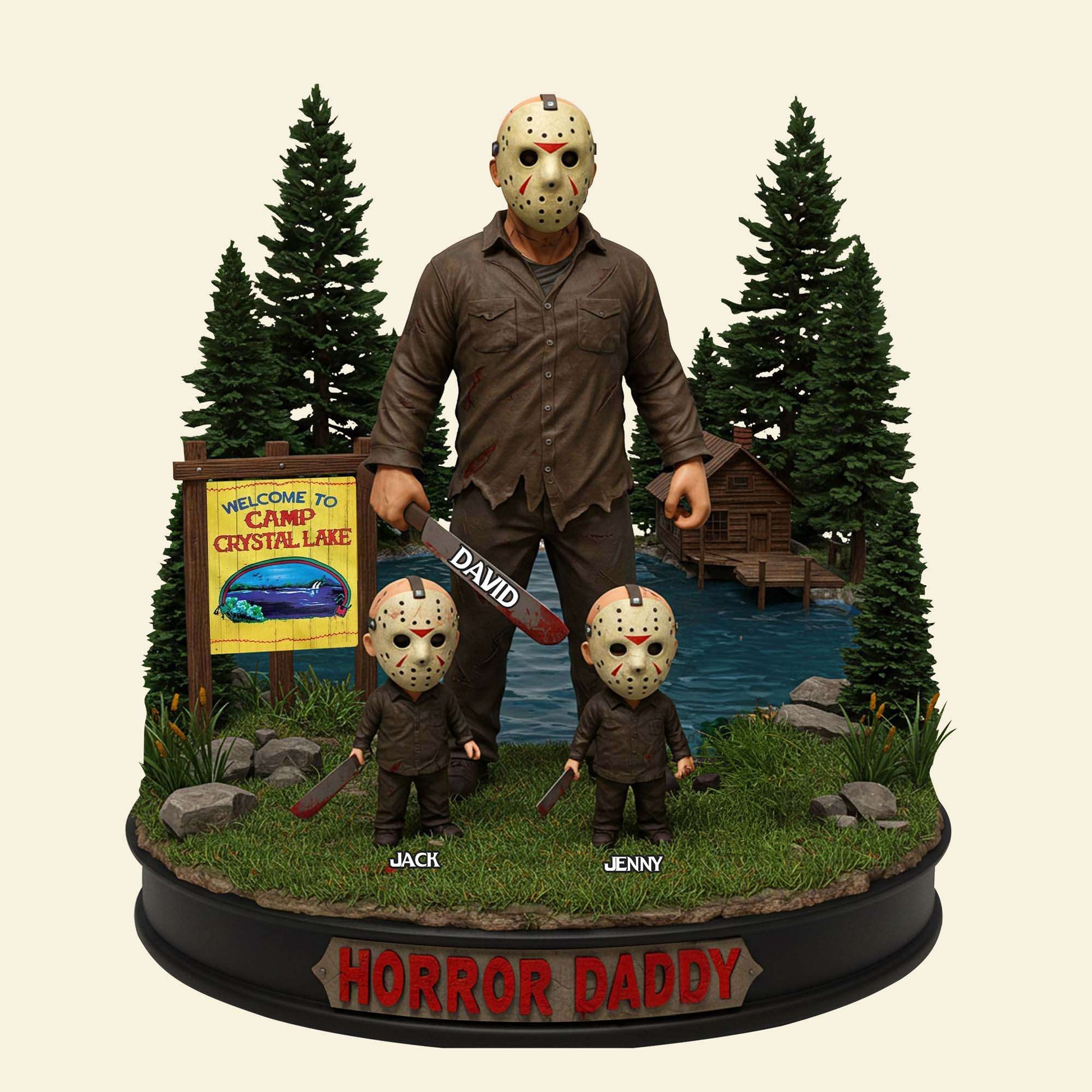 Horror Dad Acrylic Plaque - Personalized Gifts For Dad 03QHTN050525-Homacus