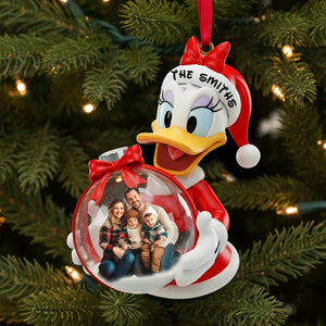 Joyful Christmas Family Ornament - Personalized Custom Photo Gift For Family 05PGLU051125