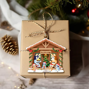 Joyful Family Together Ornament - Personalized Christmas Gift For Family 01NALU221025