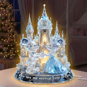 Shimmering Fairytail Couple Acrylic Light Box, Personalized Gifts For Couple  02QHLU301025