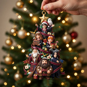 Whimsical Christmas Acrylic Ornament - Personalized Christmas Gifts 04todt060826