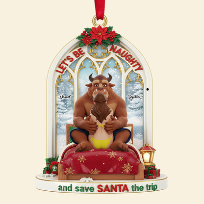 Personalized Funny Gifts For Couple Christmas Ornament 03natn110925