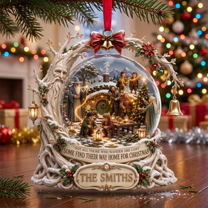 Fantasy Village Holiday Acrylic Ornament, Personalized Christmas Gifts 03HATN280826
