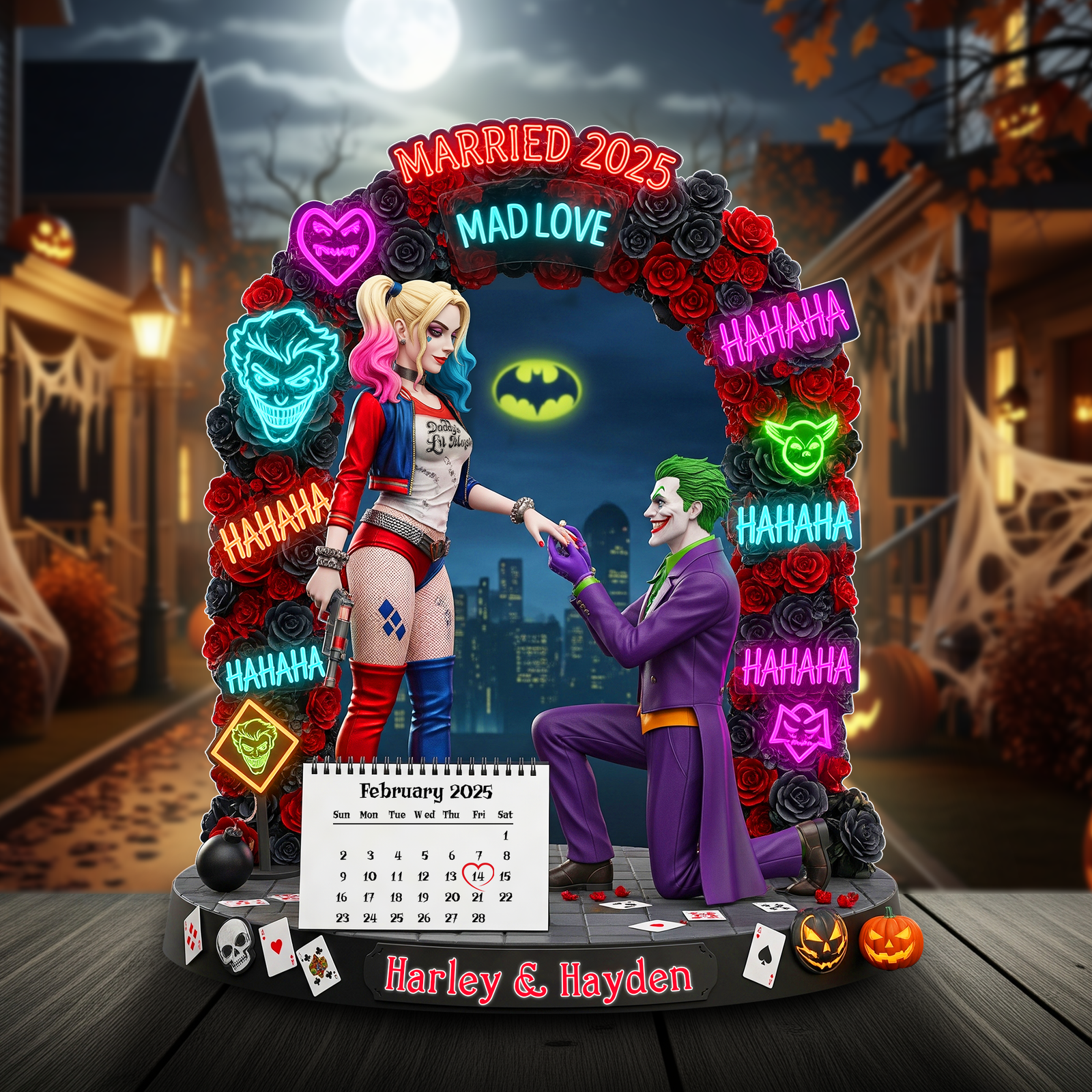 Dark Love Proposal Couple Acrylic Plaque - Personalized Gifts For Couple 07HYLU140825