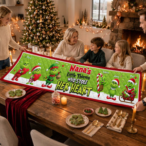 Little Thieves Quilted Table Runner - Personalized Christmas Gifts For Grandma 04nalu130826