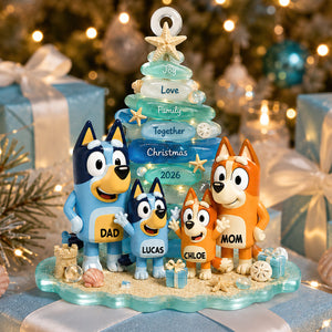 Puppy Family - Personalized Gifts For Christmas Ornament 01nadt010826