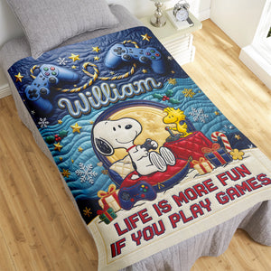 Video Game Blanket - Personalized Gifts For Gamer 06PAQN141125