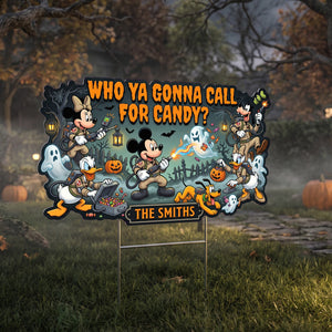 Sweet Treat Squad Yard Sign - Personalized Halloween Gift For Family 03HAQN100826