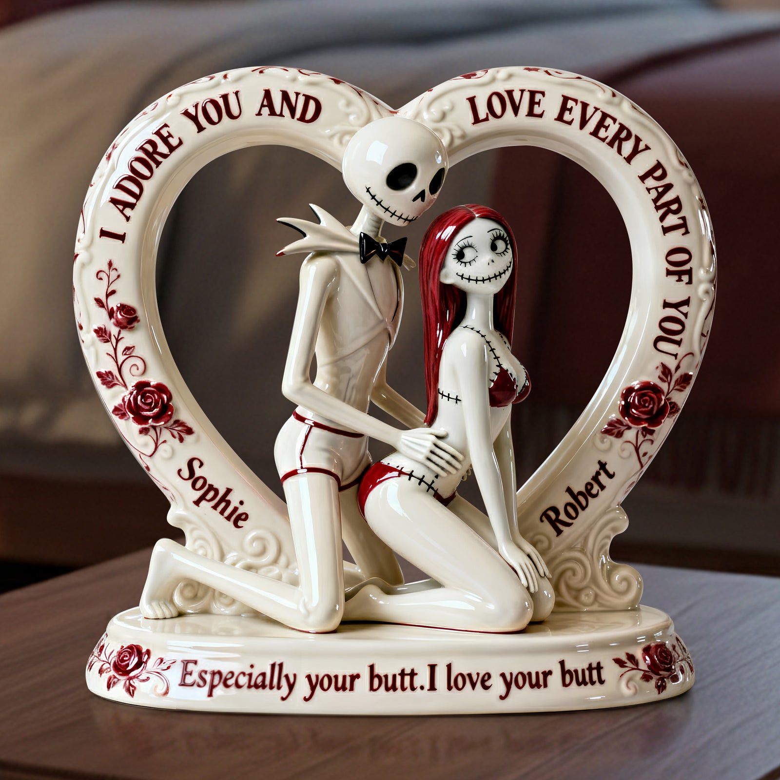 Cheeky Couple Acrylic Plaque - Personalized Gifts For Couples 04OHLU101225