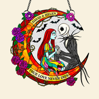 True Love Suncatcher Ornament Personalized Gifts For Couple 04HUDT120825