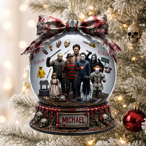 Christmas After Dark Ornament - Personalized Gifts For Horror Lovers 05OHDT270826