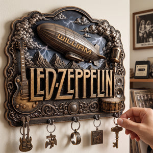 Led Zeppelin Wall Key Hanger - Personalized Gifts 05nalu160726