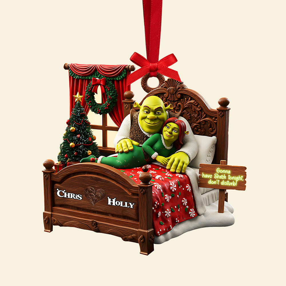 Personalized Gifts For Christmas Naughty Couple Acrylic Ornament 03kita120925