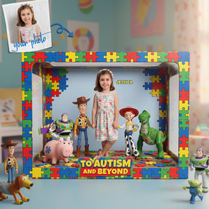 Lovely Autism Kids Acrylic Plaque - Custom Photo Gifts For Autism Awareness 03nata260326