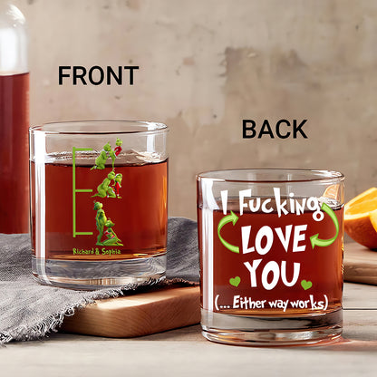 Sinful Christmas Pleasure Glass Mug Personalized Gifts For Couple 03OHQN220925