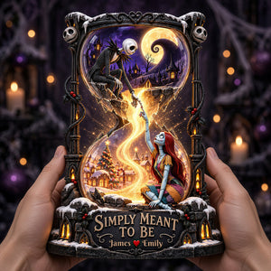 Gothic-Style Hourglass Acrylic Light Box - Personalized Christmas Gifts For Couples 07hadt241026