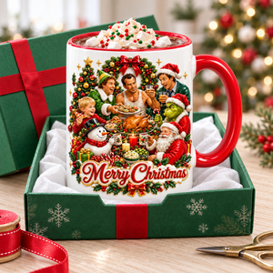 Nostalgic Christmas Character Coffee Accent Mug - Personalized Gifts For Movie Lovers 05toqn231026