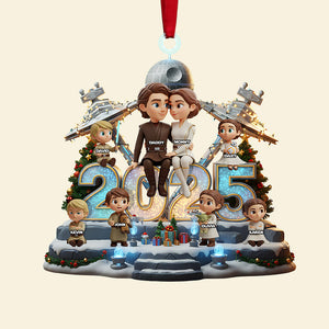 Family Custom Shape Acrylic Ornament, Personalized Gifts For Christmas 03pata171025