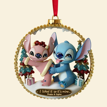 Spicy Alien Couple Ornament - Personalized Christmas Gifts For Couples 02TGTN160925