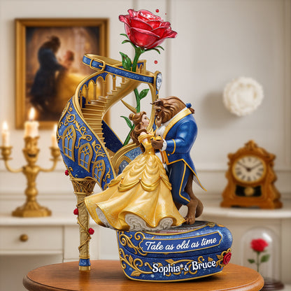 Romantic Rose Couple Acrylic Plaque - Personalized Gifts For Couple 02OHLU110725