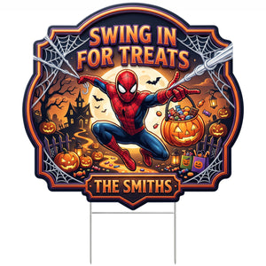 Adventures Halloween Yard Sign - Personalized Garden Gifts 04HADT040826