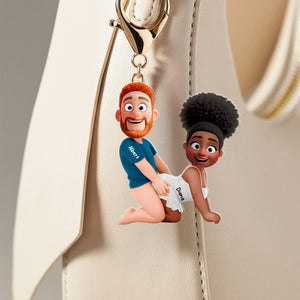 Naughty Couple Keychain - Personalized Gifts For Couple 05naqn140126