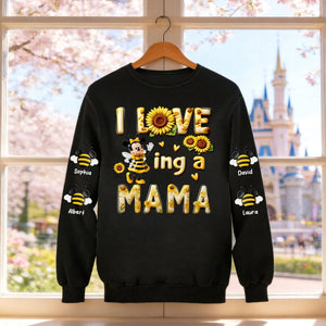 Sunflower Garden Bee 3D Sweatshirt - Personalized Gifts For Mom 04toqn250226
