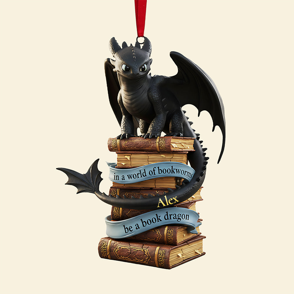 Personalized Gifts For Book Lovers Christmas Ornament 02kita250925