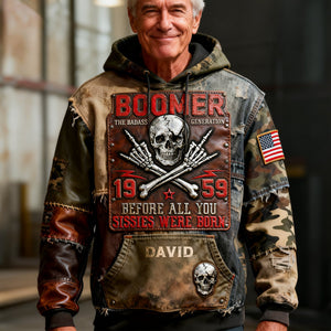 Vintage & Proud Boomer 3D Hoodie - Personalized Gift For Boomer Generation 01NALU240226