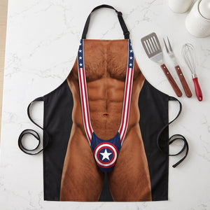 Funny Men Aprons - Personalized Gifts For Husband, Boyfriends Aprons 01NATN190826