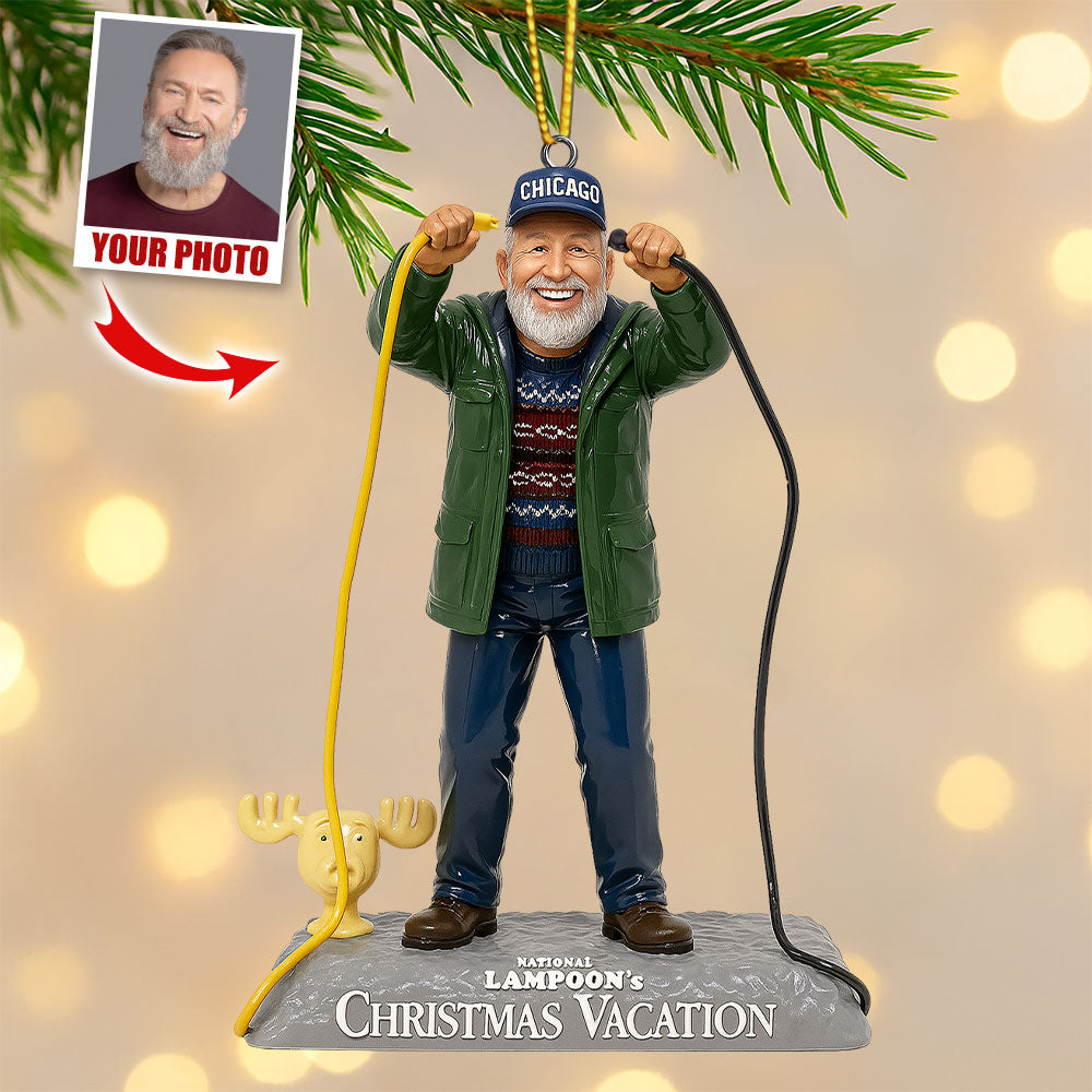 Funny Christmas Ornament - Custom Photo Gifts For Loved Ones 06huti260825