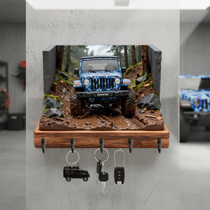 Trail Mud Master Wood Key Hanger - Personalized Gifts For Off-Road Car Lovers 04tomg191225-Homacus