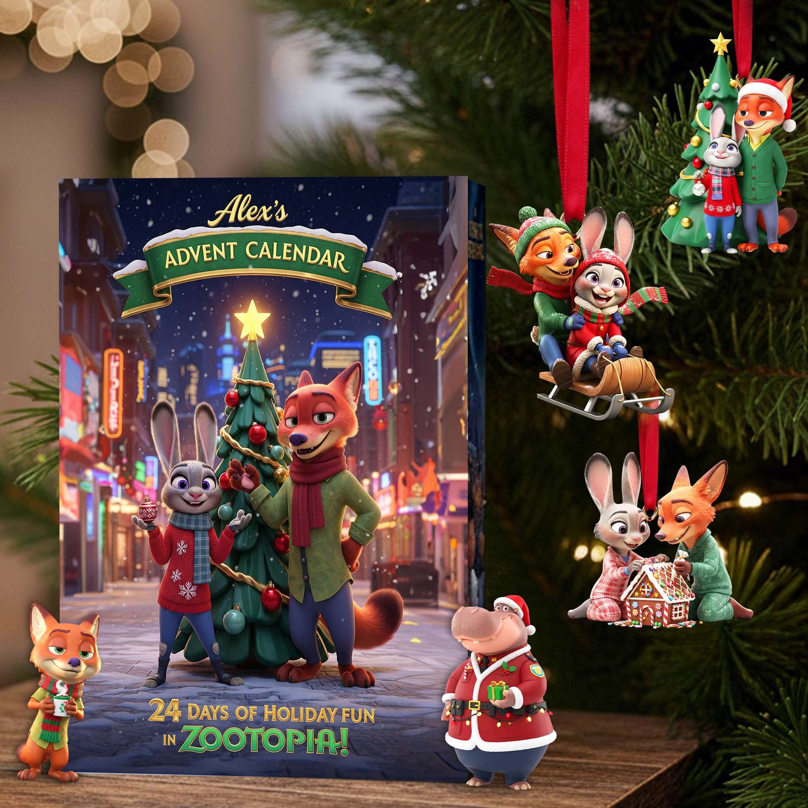 Holiday Fun Advent Calendar Blind Box - Personalized Gift For Christmas 02PGLU111125