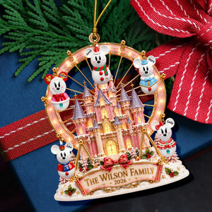 Magical Snowman Family Christmas Ornament - Personalized Gifts For Family 01naqn080926