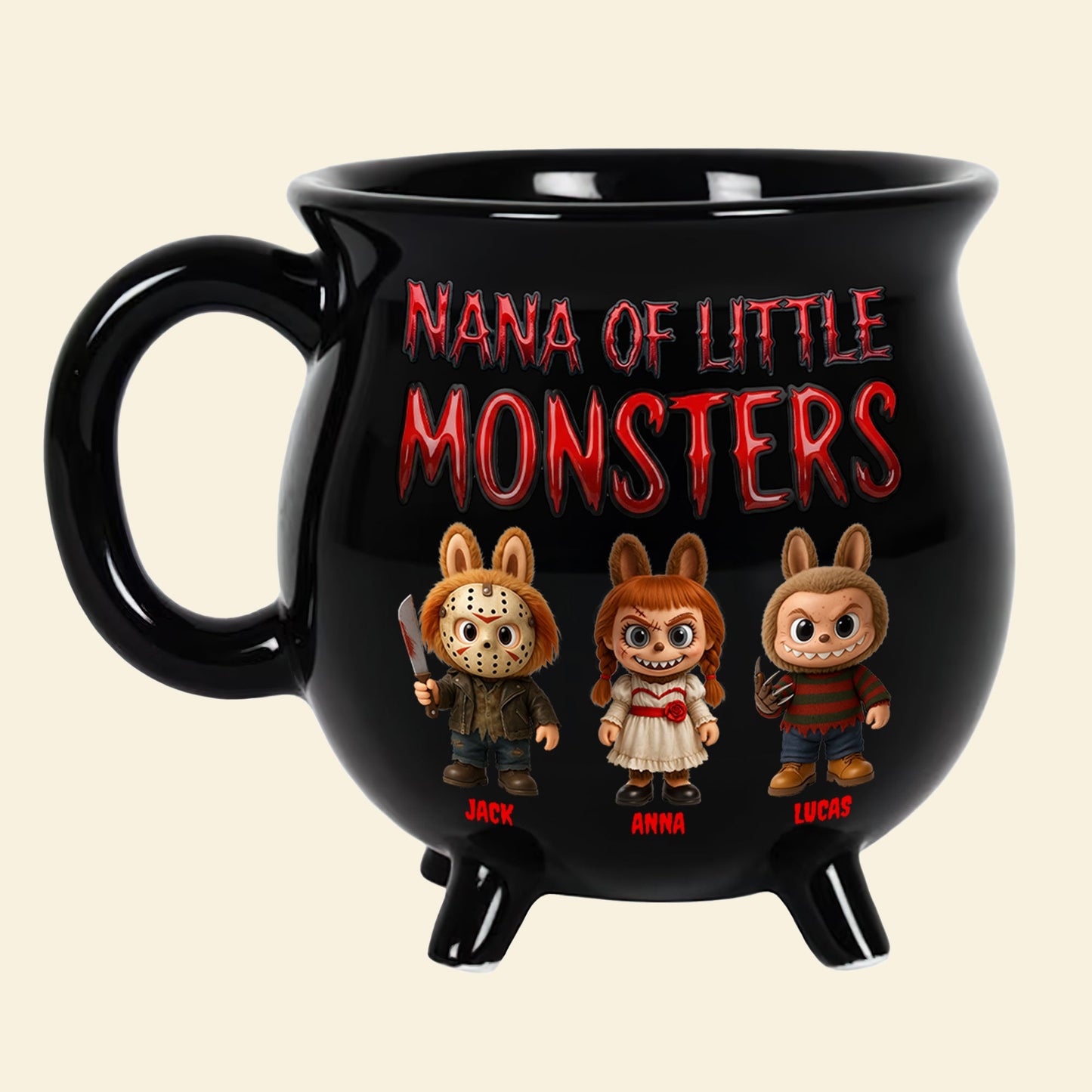 Mom Of Little Monsters Personalized Halloween Gifts For Mom Cauldron Mug 02natn280825