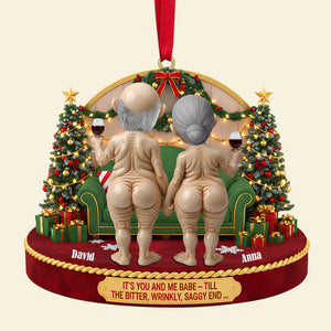 Personalized Gifts For Couple Christmas Ornament 01natn230925