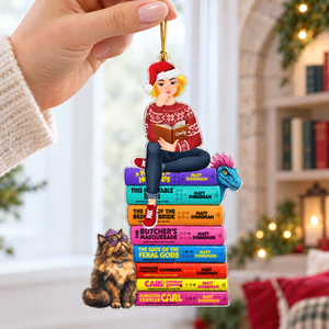 Mystical Bookish Adventure Ornament - Personalized Gift For Book Lovers 03HUQN081026PA