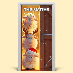 Farm Animals Door Cover - Personalized Gifts For Family 01pgta220825