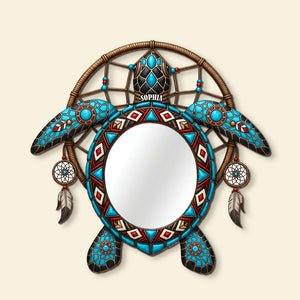 Sea Turtle Personalized Holiday Gifts For Native Mirror 04natn290725
