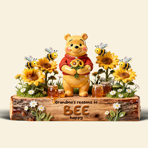 Grandma’s Little Bees Acrylic Plaque - Personalized Gifts For Grandmas 04OHQN110226